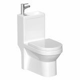 Modern 2 in 1 Close Coupled Toilet With Sink On Top, Dual Flush & Water-Saving