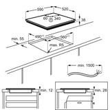 Zanussi Ceramic Hob ZHRN643K