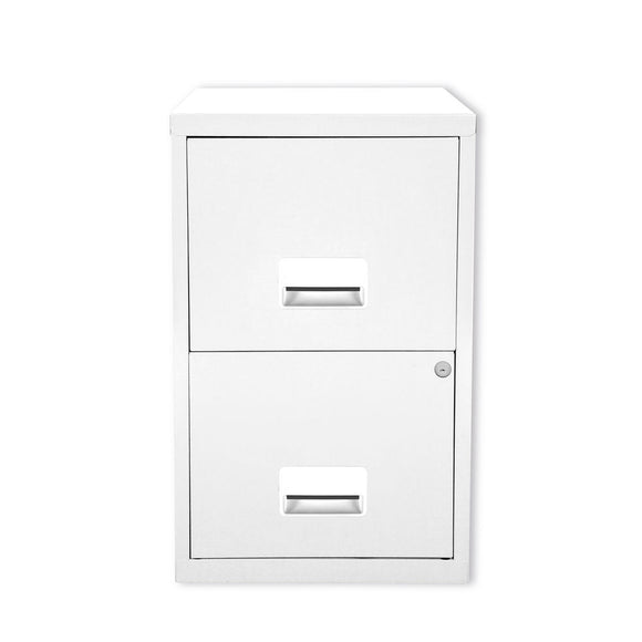Pierre Henry 2 Drawer Maxi Tall Filing Cabinet - Bright White