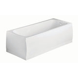 Wickes Standard Acrylic Straight Bath - 1700 x 700mm