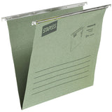 Foolscap Suspension Files, Green (package 50 each)