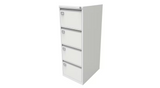 Bisley Filing Cabinet with 4 Lockable Drawers AOC4 - Chalk