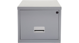 Pierre Henry Filing Cabinet 1 Drawer - Silver