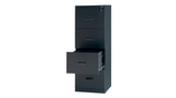 Realspace 4 Drawer Filing Cabinet – Black