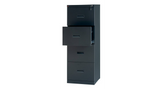 Realspace 4 Drawer Filing Cabinet – Black