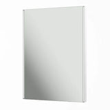 Bathroom Mirror with LED Lights 600 x 450mm - Battery Operated